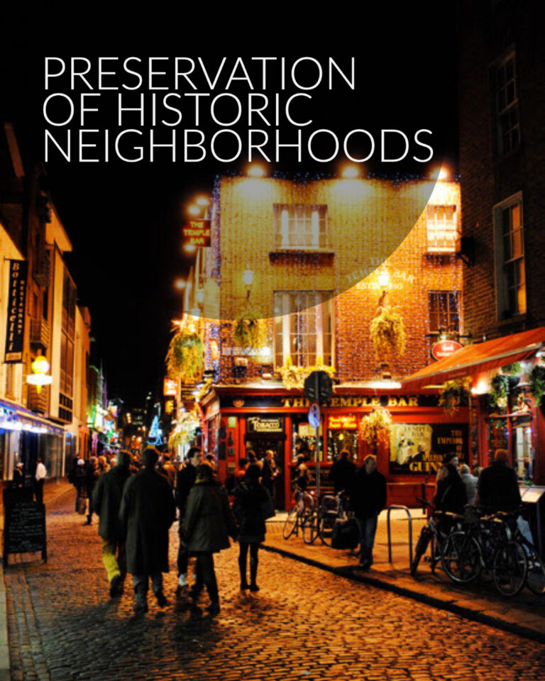 Image showcasing Preservation of Urban Heritage - Pedestrian Space