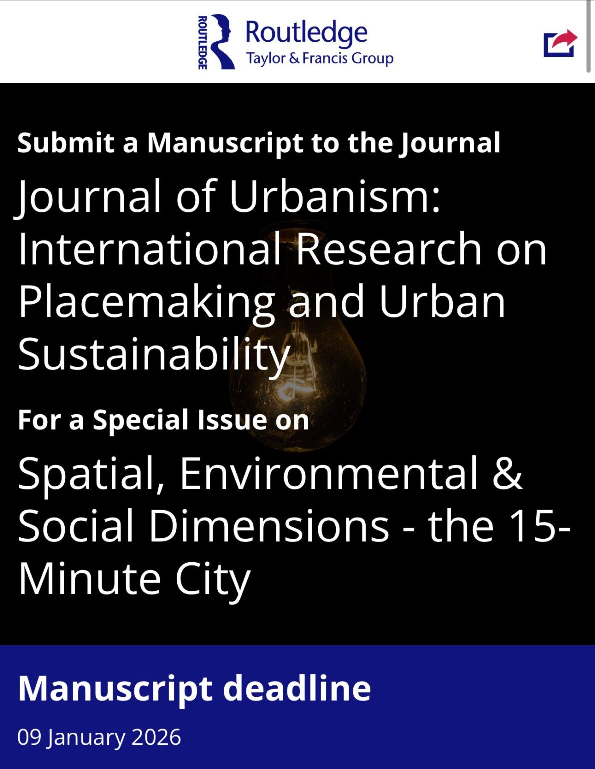 Call for Papers: Spatial, Environmental & Social Dimensions - the 15 ...