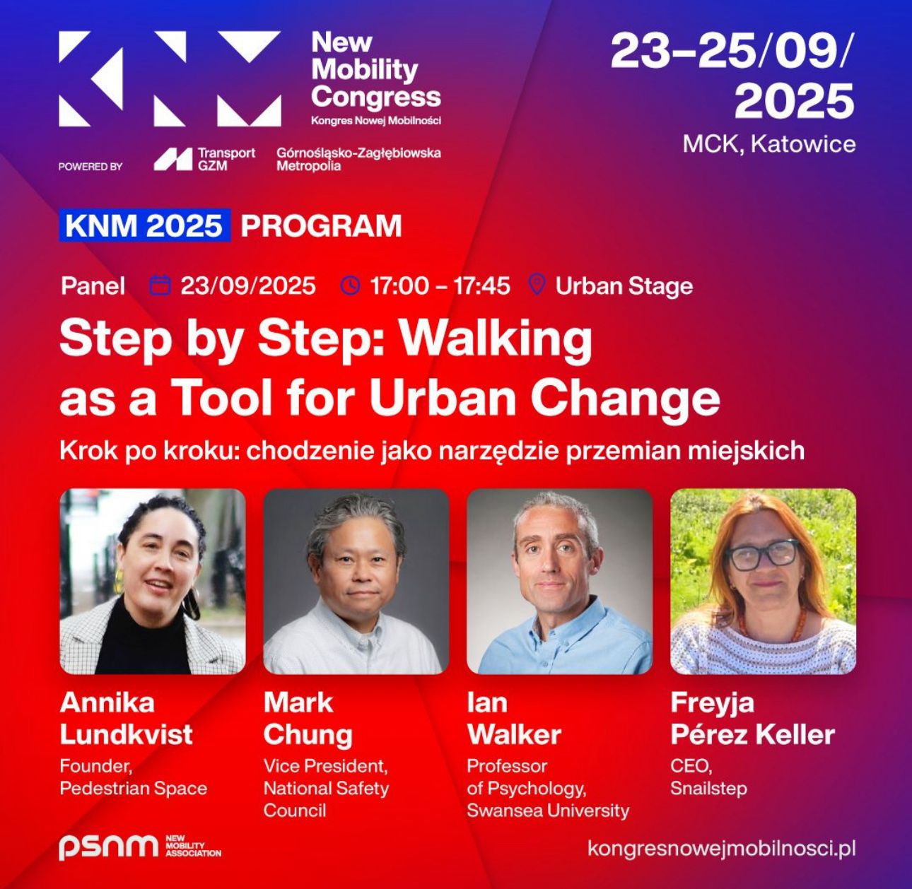New Mobility Congress 2025 - Pedestrian Space